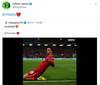 小股东您来了!詹姆斯发推庆祝利物浦赢球:YNWA❤️
