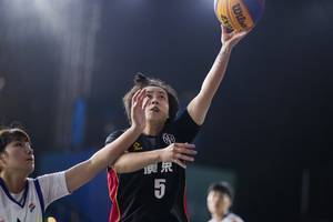 全运会三人女篮 广东队20-12击败辽宁队获得铜牌