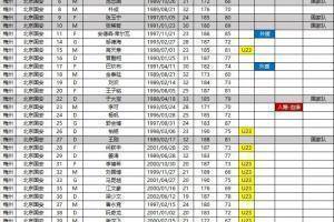 北京国安足协杯补报名单：可补报6人，已补报段德智、乃比江等4人