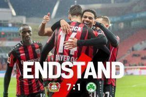 杀疯了!希克31分钟内4射1传,勒沃库森主场7-1大胜菲尔特