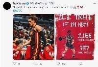 特雷-杨：赛季联盟总得分王 但看看我的助攻吧❄︎??❣?