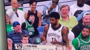 NBA官方：欧文因对观众使用下流手势&言语被罚款5万美元