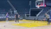 都想冲FMVP？??今天克莱+普尔哥俩训练结束后还强化加练